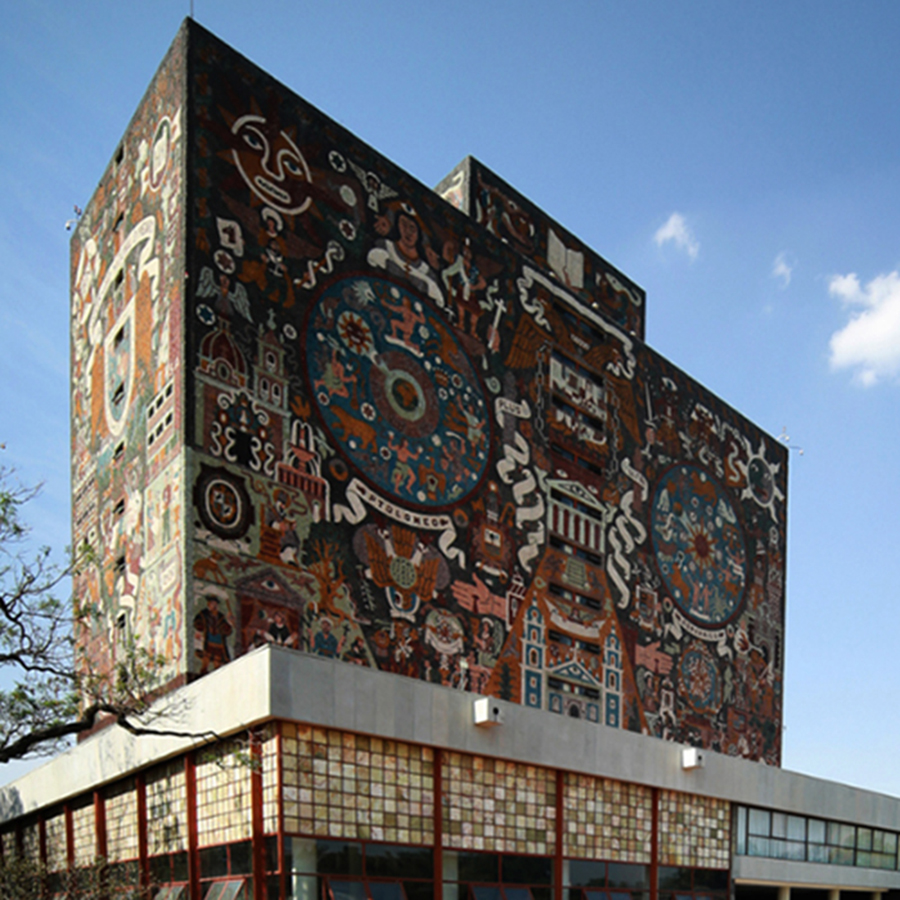 Biblioteca Central en la Ciudad Universitaria de la UNAM. (1949-1951)